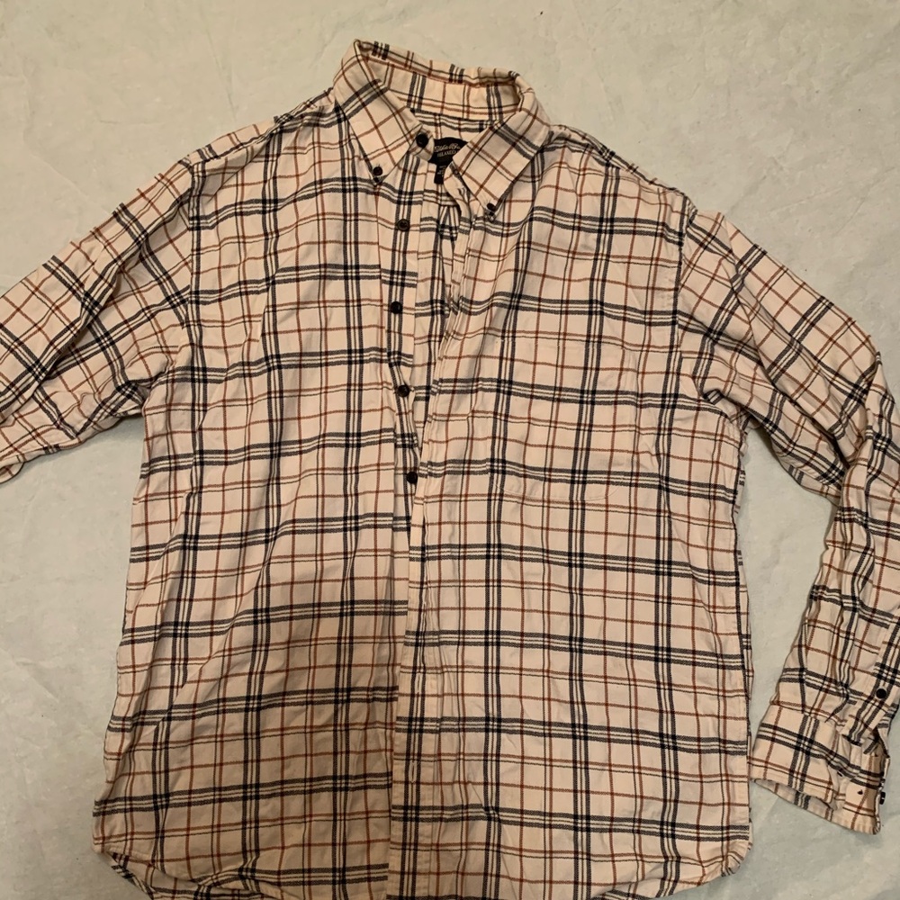 Eddie Bauer flannel L tall